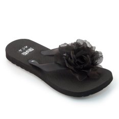 Megumi Sandal Jepit Wanita Carnation - Black