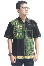 Model Baju Batik Pria Cap Asli Jambi Berkualistas - Zallatra - Hitam + Gratis Canting
