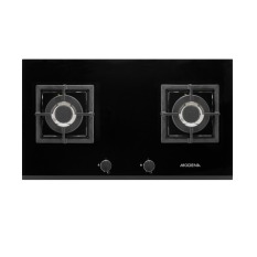 Modena Kompor Gas Tanam 2 Tungku - BH 4724 - 70cm - Kaca Hitam
