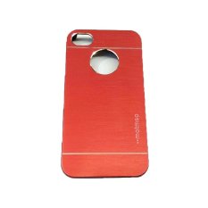 Motomo Metal Case for iPhone 4G/4S - Merah