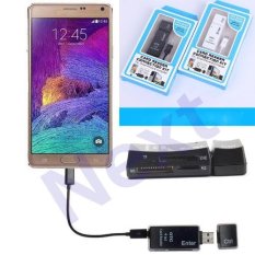 Next OTG Card Reader 4-in-1 Adapter Micro SD OTG / SD / MMC / MS / M2 Android Tablet PC Smartphone Multifungsi