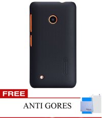Nillkin Nokia Lumia 635 Super Frosted Shield - Hitam + Gratis Anti Gores Nillkin