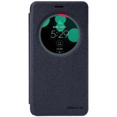 Nillkin Sparkle Leather Case / Flip Case Cover Original Asus Zenfone 3 Laser / ZC551KL - Hitam