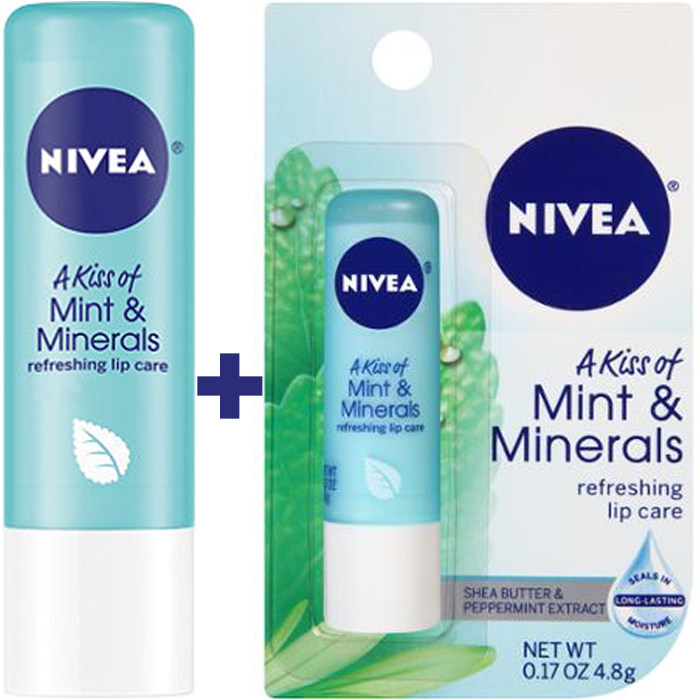 Nivea - USA Mint & Minerals Refreshing Lip Care - 2pcs