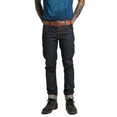 Nudie Jeans Grim Tim Dry selvage Biru