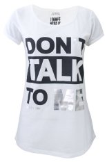 Number 61 Tee – Dont Talk To Me Tee – Putih