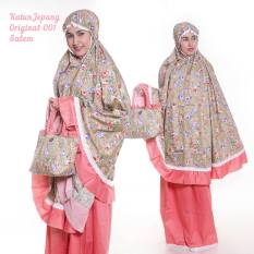 Nuranitex Busana Muslim Mukena Katun Jepang Original Terlaris Salem 001 - Jumbo