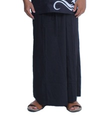 Nuranitex Busana Muslim Sarung Celana Super Gaul Hitam - Murah