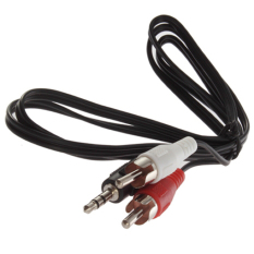 NYK Kabel Audio Jack 3.5mm to RCA-2 1,5 meter/ Kabel audio hp ke speaker