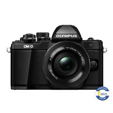 Olympus OM-D E-M10 Mark II - 16MP - 14-42mm EZ + 45mm f 1.8 - Hitam + Gratis SD 16 GB Class 10 + Exclusive Training Darwis Triadi