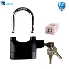 Maxxio Gembok Alarm Baja Hardened Ring Size MEDIUM extra Battery & Key Bundle