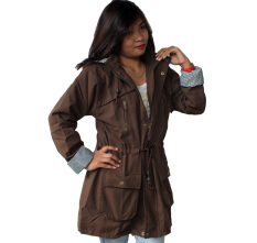 Parka Jaket Wanita Keren - Coklat
