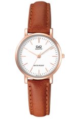 Q&Q Q979J101Y Jam Tangan Wanita - Coklat - Kulit