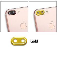 QC Metal Lens Protector / Ring Camera / Pelindung Kamera For Apple iPhone 7 Plus / Iphone7 Plus / iPhone 7G Plus / Iphone 7S Plus / iPhone 7+ Ukuran 5.5 inchi - Gold