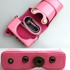Mawar Baru Case Kulit Kamera Video Tas Case Pu untuk Canon EOS M10 15-45 Mm 55-200 Mm lensa Kamera Digital (Intl) -Intl