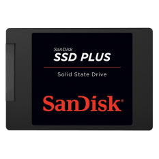 SanDisk SSD Plus 240GB SATA - SDSSDA-240G - Hitam