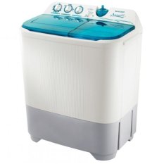 Sharp ES-T95CR Mesin Cuci 2 Tabung 9kg Biru - Khusus JADETABEK