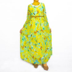 Simply The Label Butterfly Dress - Kuning