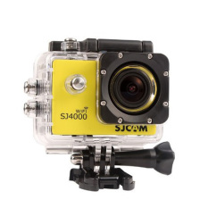 SJCAM Seri SJ4000 WIFI Action Camera Tahan Air Kamera 1080 Psport Camcorder SJCAM (Kuning)