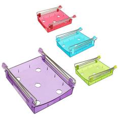 Lemari Es Lemari Penyimpanan Makanan Rak Freezer Lemari Pendingin Holder Organizer Space Saver Laci Rak