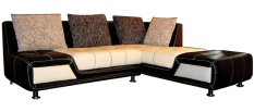 Sofa Sudut L Minimalis Modern Black Jack