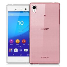 Softcase Ultrathin Soft for Sony Xperia M4 Aqua - Merah Clear