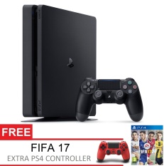 Sony Playstation 4 Slim 500GB Garansi Sony CUH-2006A Extra Controller + FIFA 17