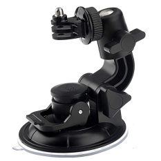 Sport Cam Suction Cup 9CM with Tripod Mount & Knob Screw for for GoPro, Brica & Xiaomi Yi Camera - Hitam