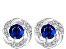 Anting Sterling Silver, 925 Murni Perhiasan Perak, Grosir Fashion Jewelry