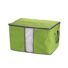 Storage and Organizer Bag Clothes And Blankets Organizer Tidur - Hijau