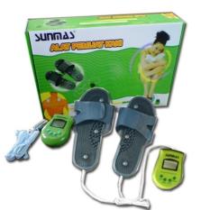 Sunmass - Sandal Kesehatan / Sunmas Sandal Pijat Elektrik - Hitam