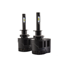 Super Bright All-in-one Tanpa Kipas 6400LM H1 5000 K Halogen ReplacementLED Auto Headlight Bulb Konversi Kit Fog Light Lampu Mobil-Intl