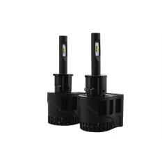 Super Bright All-in-one Tanpa Kipas 6400LM H3 5000 K Halogen ReplacementLED Auto Headlight Bulb Konversi Kit Fog Light Lampu Mobil-Intl
