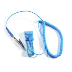 Sdunia Anti Statis Strap Pergelangan Tangan Kabel Grounding dengan Pita Ubah Suai (Biru)