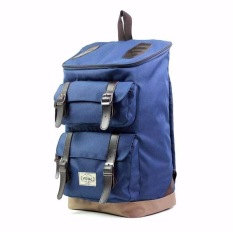 Tas Ransel Kuliah / Tas Backpack Sekolah / Tas Laptop / Tas Travel Visval Majestic Navy