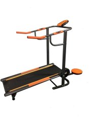 Total Fitness Treadmill Manual TL002 Hitam - Gratis Pengiriman & Instalasi Khusus JABODETABEK, Surabaya dan Sidoarjo