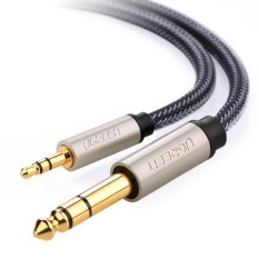 UGREEN 3.5mm untuk 6.35mm Jack Adaptor Kabel Audio (5 M)-Intl