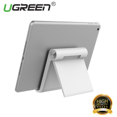 UGREEN Multi Sudut Meja Lipat Mini Universal untuk Semua Pemegang Stan Tablet And Ponsel Besar-Putih