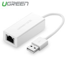 UGREEN USB 2.0 untuk 10/100 Ethernet LAN Cepat Jaringan Kabel Adaptor For Macbook, Chromebook, Windows, Mac OS