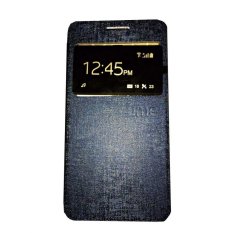 Ume Samsung Galaxy J1 (2016) J120 / Samsung J1 (2016) J120 View / Flip Cover / Flipshell / Leather Case / Sarung Handphone / Sarung HP / Sarung Samsung J120 - Navy