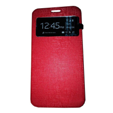 Ume Huawei Y5 / Y5C / Y5 Batik View / Flip Cover Huawei Y5 Batik / Flipshell / Leather Case / Sarung HP / Sarung Huawei Y5 - Merah