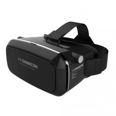Virtual Reality VR 3D Kacamata Cermin Magnet HeadMount Film Game untuk 3.5-6 Inci Telepon
