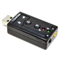 Vococal USB 2.0 External Virtual 7.1 Surround Adapter Sound Cards USB to Two 3.5MM Audio Interface