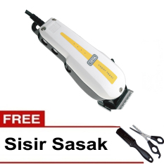 Wahl Clipper Alat Cukur Rambut - Super Taper USA + Gunting sasak Sisir