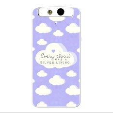 PC Plastik Inspirational Slogan Case untuk OPPO N1 Mini Lilac