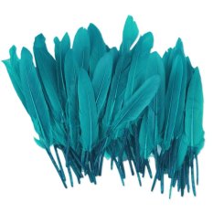 Grosir 100 Pcs Indah Alami Bulu Angsa 4-6 ''/10-15 Cm DIY Dekorasi-Merak -Intl