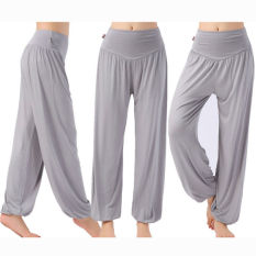Harem Wanita Yoga Celana Bloomers Tari Perut Nyaman Longgar Lebar Celana