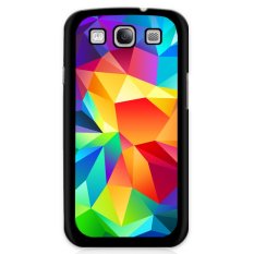 Y & M Abstrak Segitiga Warna-warni Phone Case untuk Samsung Galaxy E5 (Multicolor)