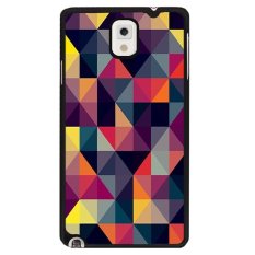 Y & M Abstrak Segitiga Phone Case untuk Samsung Galaxy Note 3 (Multicolor)