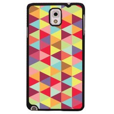 Y & M Colorful Segitiga Phone Case untuk Samsung Galaxy Note 3 (Multicolor)